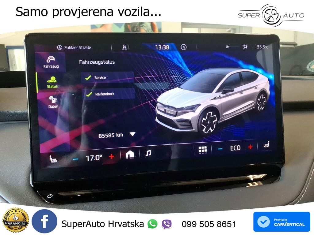 Škoda Enyaq iV RS 82 kWh (299 KS) AWD LED+GR SJED+ACC