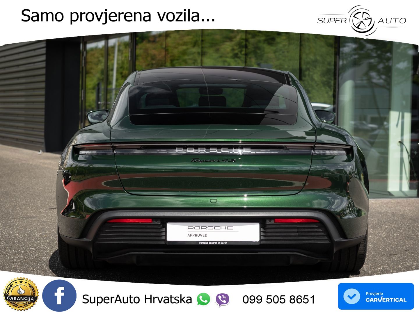 Porsche Taycan 4S 105 kWh (598 KS)