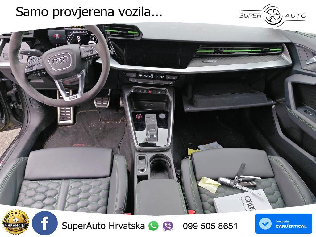 Audi RS3 Sportback 2.5 TFSI (400 KS) quattro S tronic LED+GR SJED+ACC