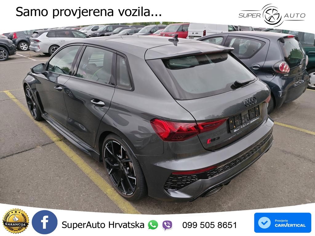 Audi RS3 Sportback 2.5 TFSI (400 KS) quattro S tronic LED+GR SJED+ACC