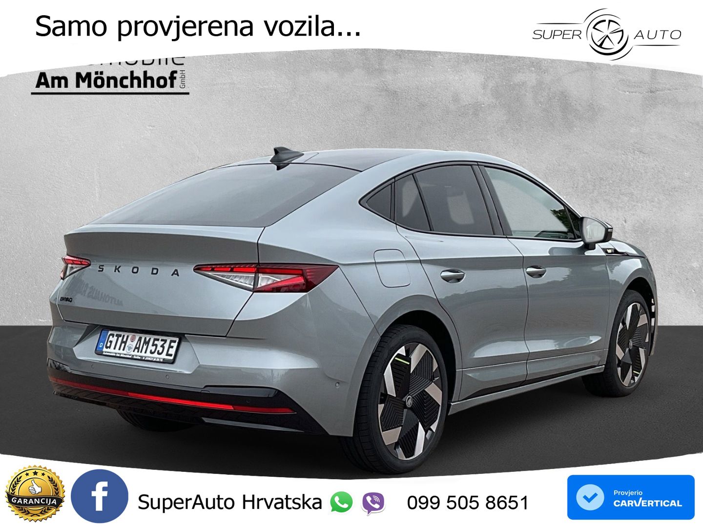 Škoda Enyaq Coupe iV RS 82 kWh (340 KS) AWD LED+GR SJED+ACC