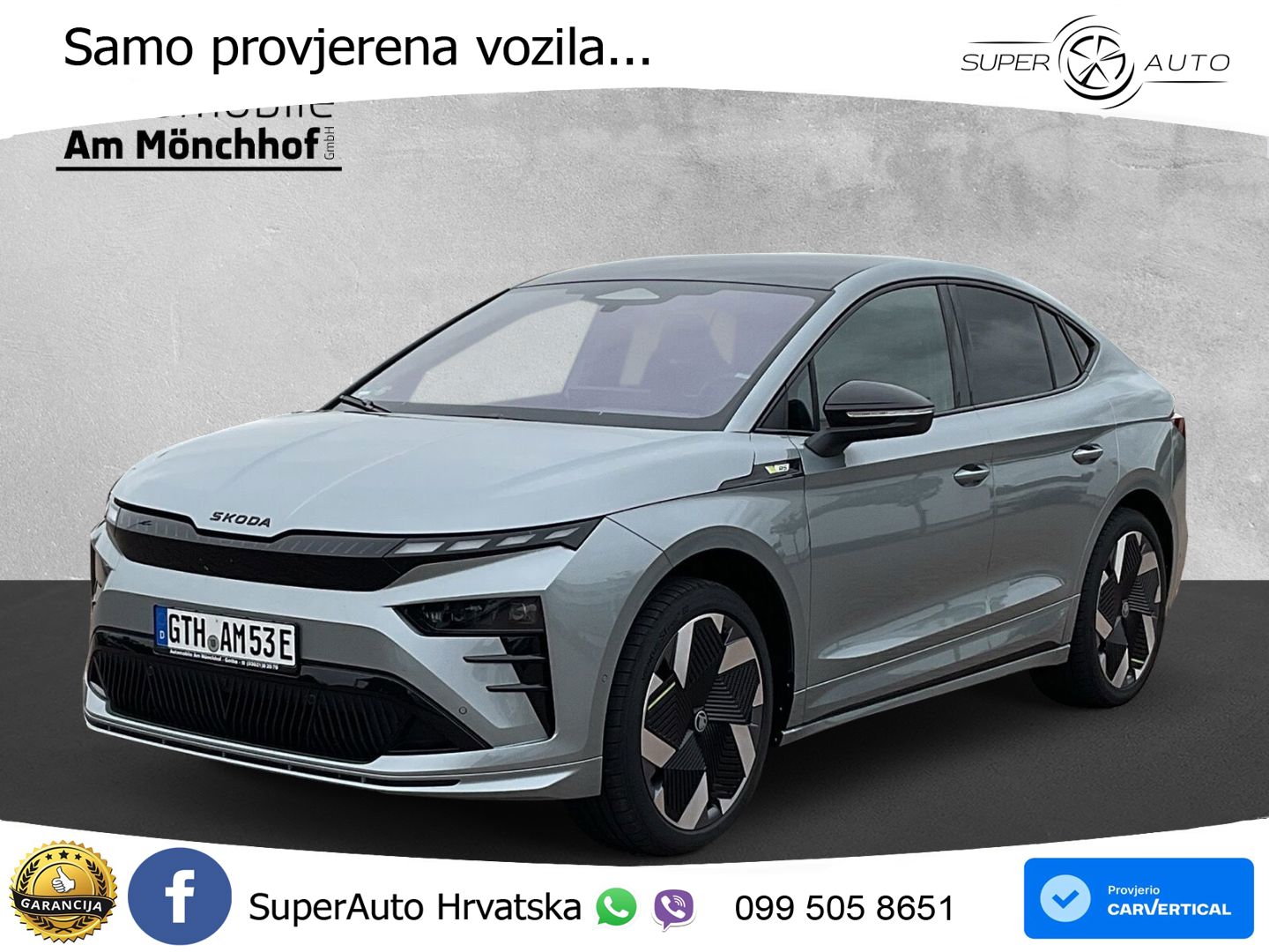 Škoda Enyaq Coupe iV RS 82 kWh (340 KS) AWD LED+GR SJED+ACC