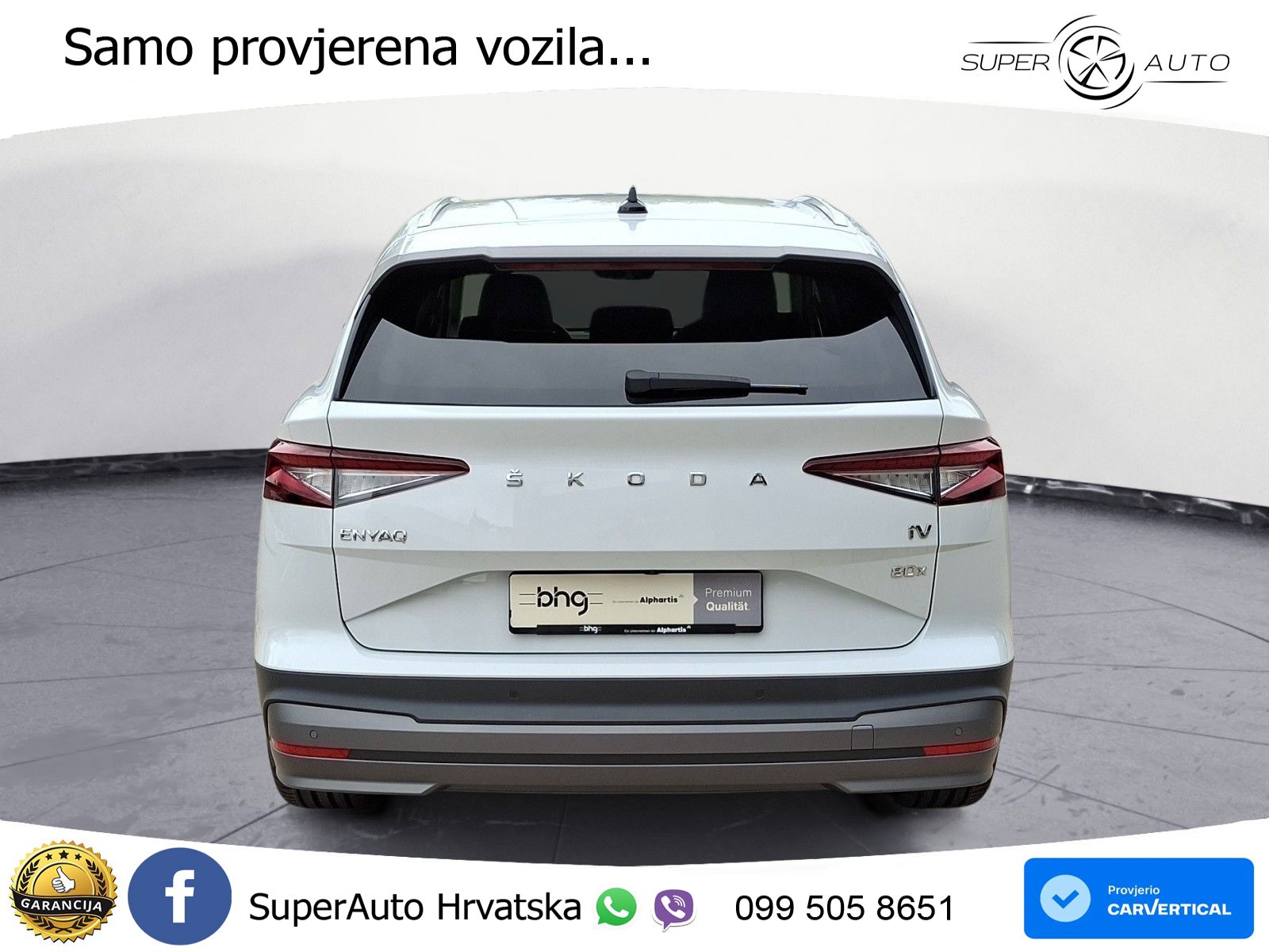 Škoda Enyaq iV 80x 82 kWh (265 KS) AWD Suite LED+GR SJED+ACC