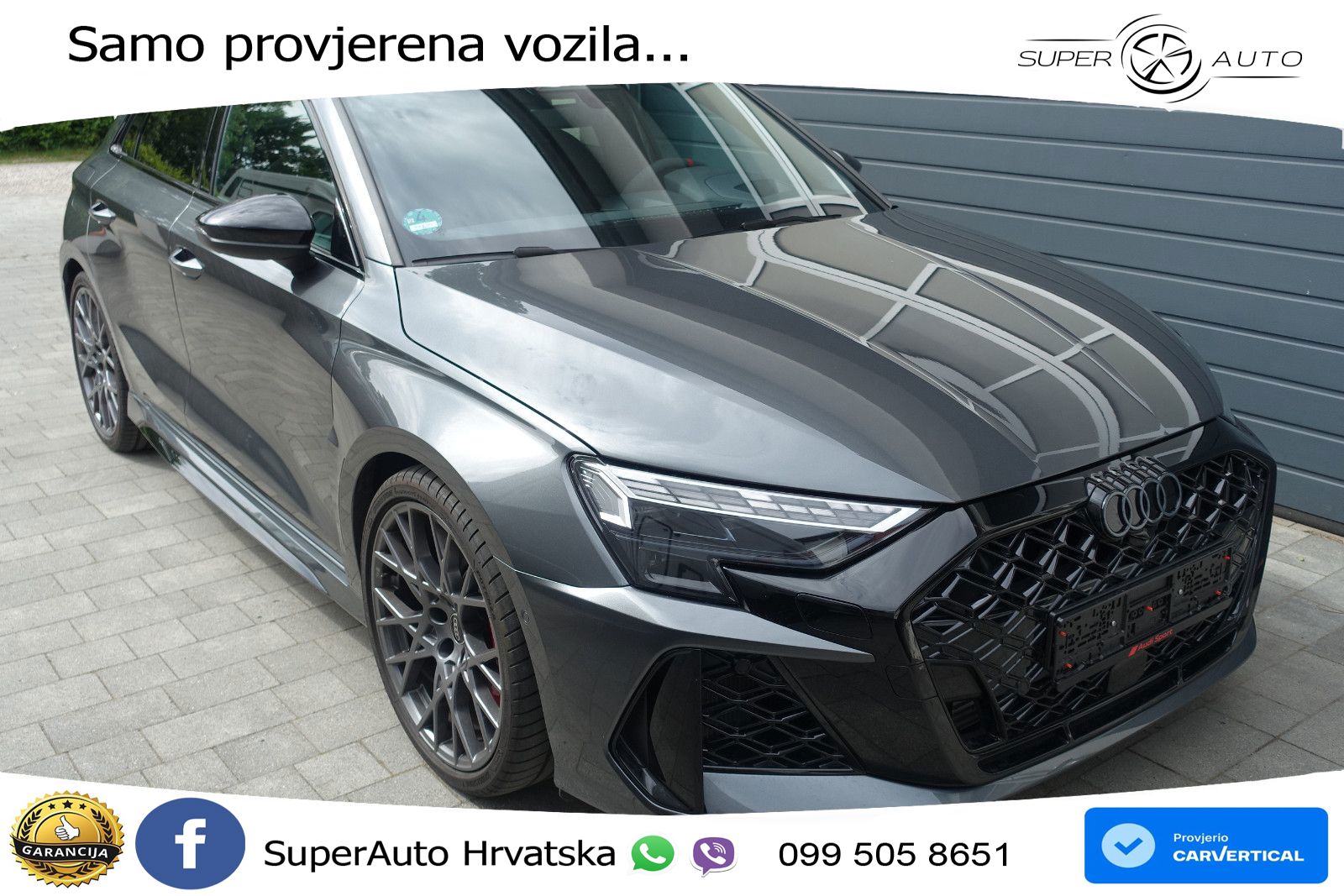 Audi RS3 Sedan 2.5 TFSI (400 KS) quattro S tronic LED+GR SJED+ACC