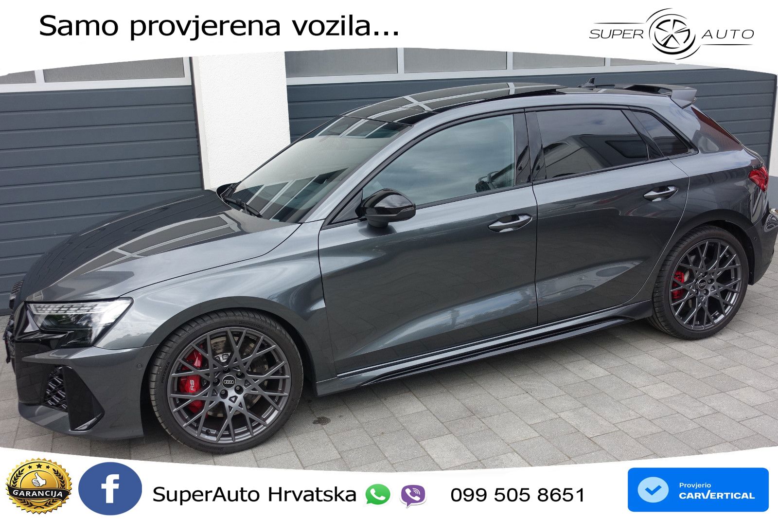 Audi RS3 Sedan 2.5 TFSI (400 KS) quattro S tronic LED+GR SJED+ACC