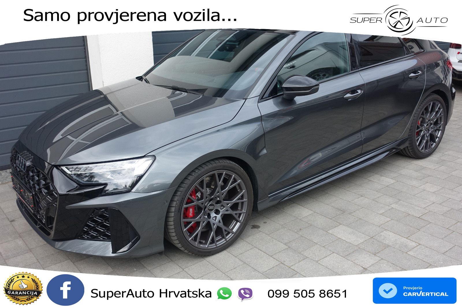 Audi RS3 Sedan 2.5 TFSI (400 KS) quattro S tronic LED+GR SJED+ACC
