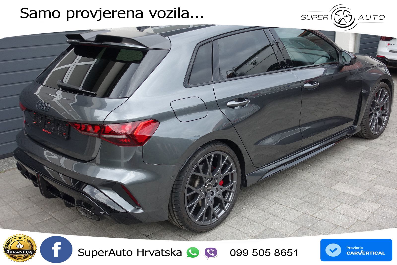 Audi RS3 Sedan 2.5 TFSI (400 KS) quattro S tronic LED+GR SJED+ACC