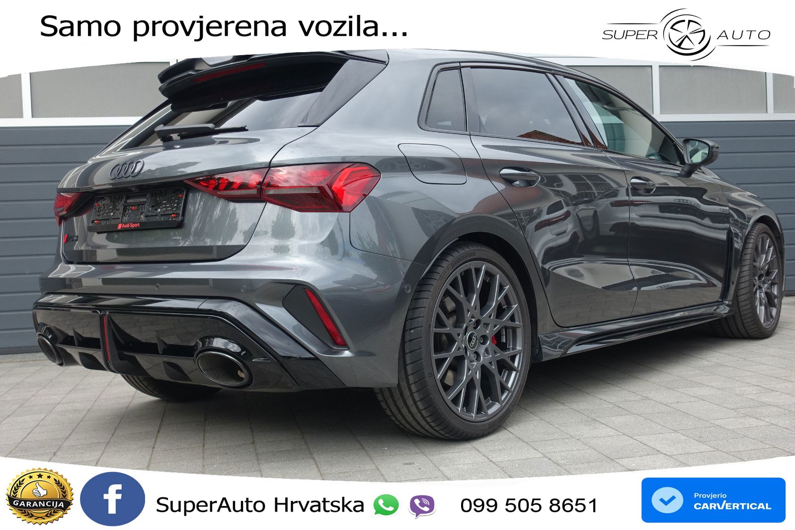 Audi RS3 Sedan 2.5 TFSI (400 KS) quattro S tronic LED+GR SJED+ACC