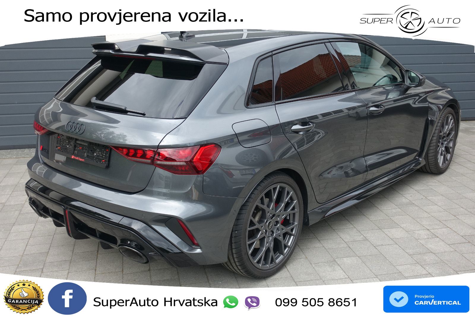 Audi RS3 Sedan 2.5 TFSI (400 KS) quattro S tronic LED+GR SJED+ACC