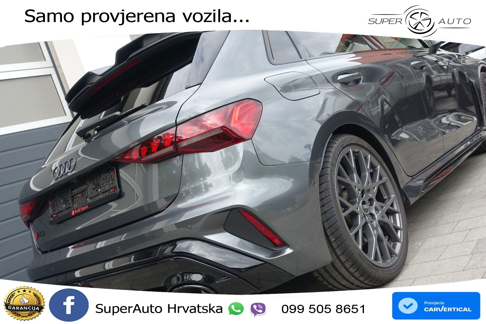 Audi RS3 Sedan 2.5 TFSI (400 KS) quattro S tronic LED+GR SJED+ACC