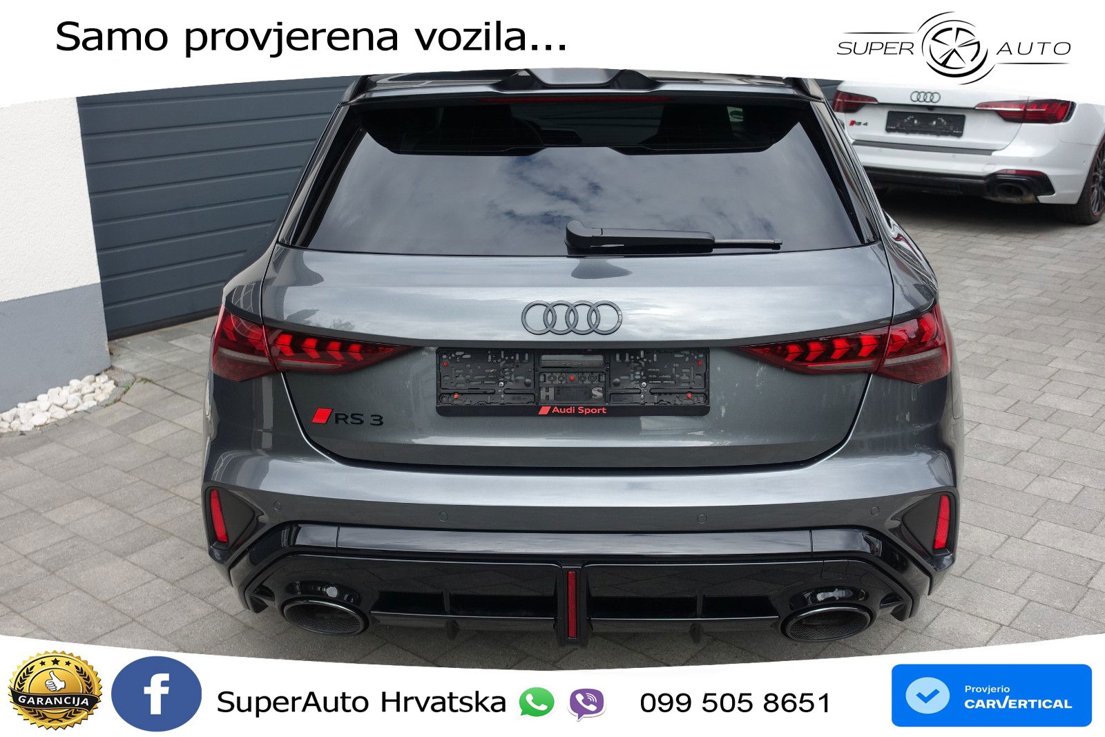 Audi RS3 Sedan 2.5 TFSI (400 KS) quattro S tronic LED+GR SJED+ACC