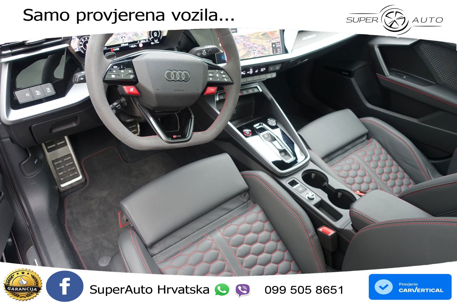 Audi RS3 Sedan 2.5 TFSI (400 KS) quattro S tronic LED+GR SJED+ACC