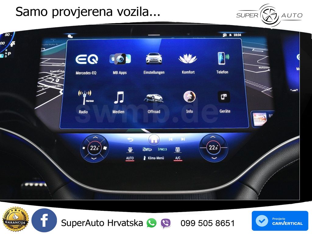 Mercedes EQE SUV 500 105 kWh (408 KS) 4MATIC