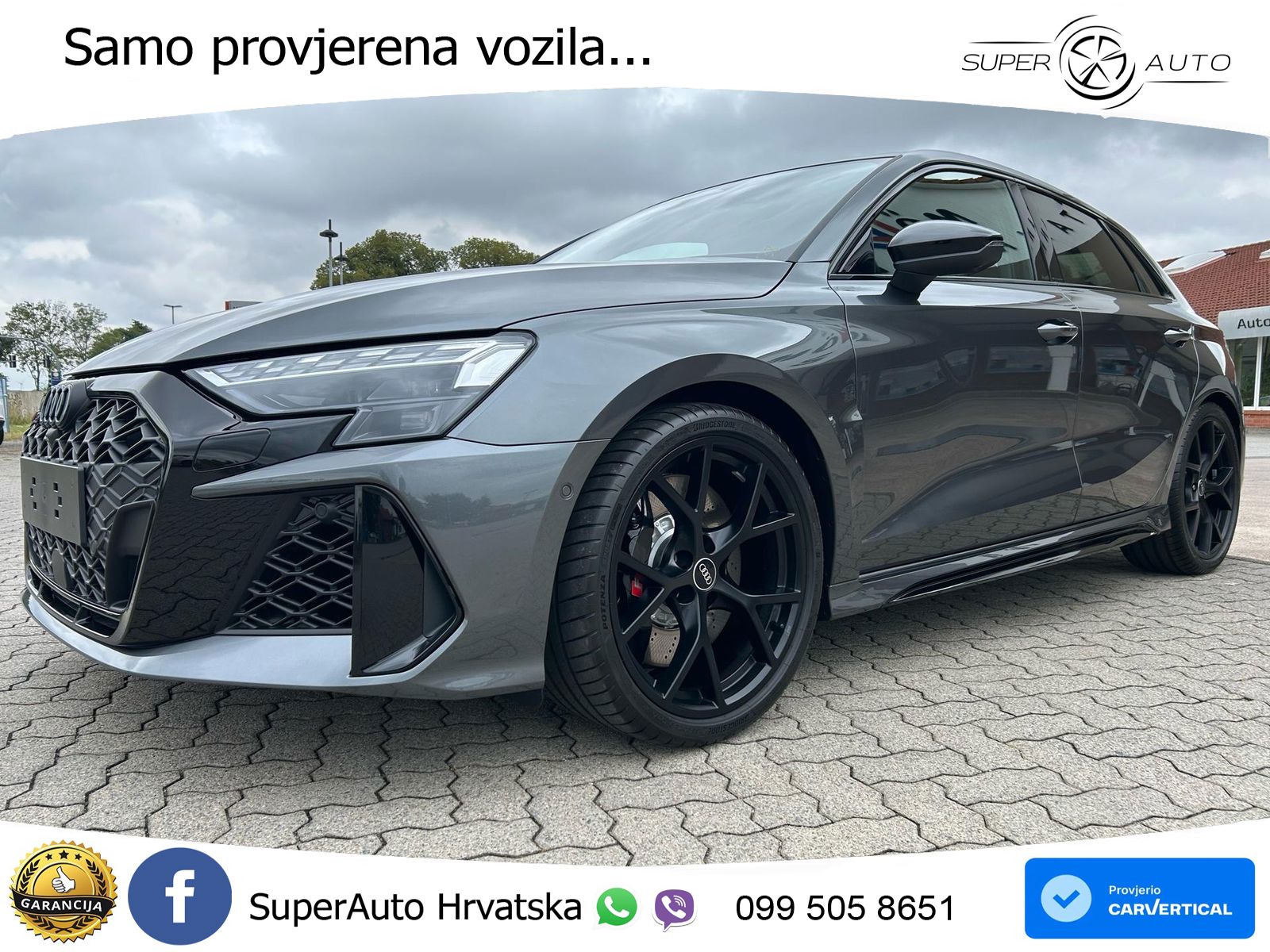 Audi RS3 Sedan 2.5 TFSI (400 KS) quattro S tronic LED+GR SJED+ACC
