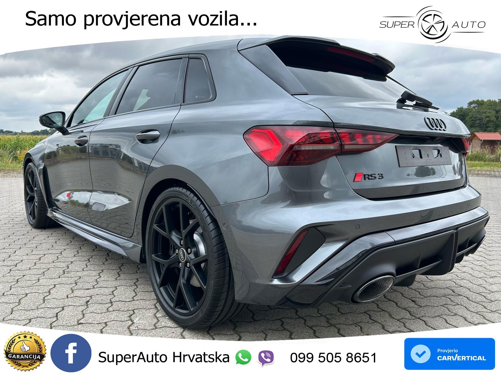 Audi RS3 Sedan 2.5 TFSI (400 KS) quattro S tronic LED+GR SJED+ACC