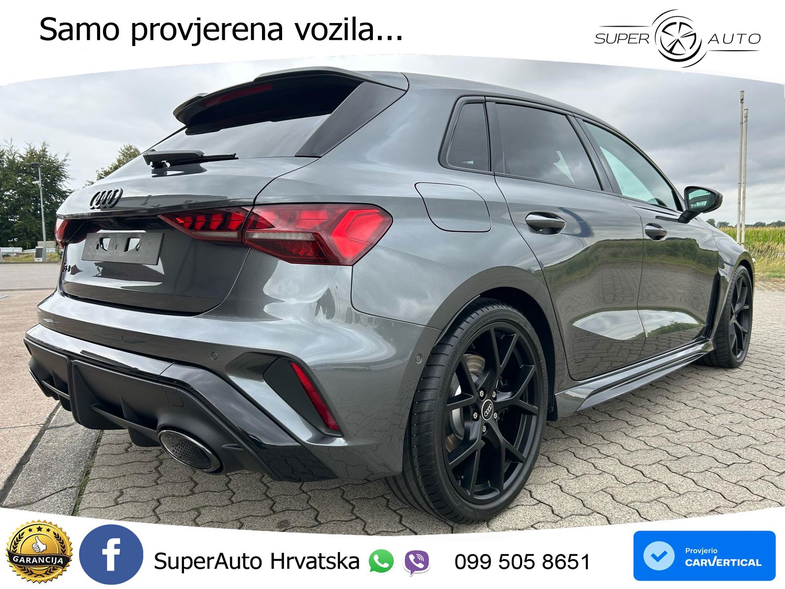 Audi RS3 Sedan 2.5 TFSI (400 KS) quattro S tronic LED+GR SJED+ACC