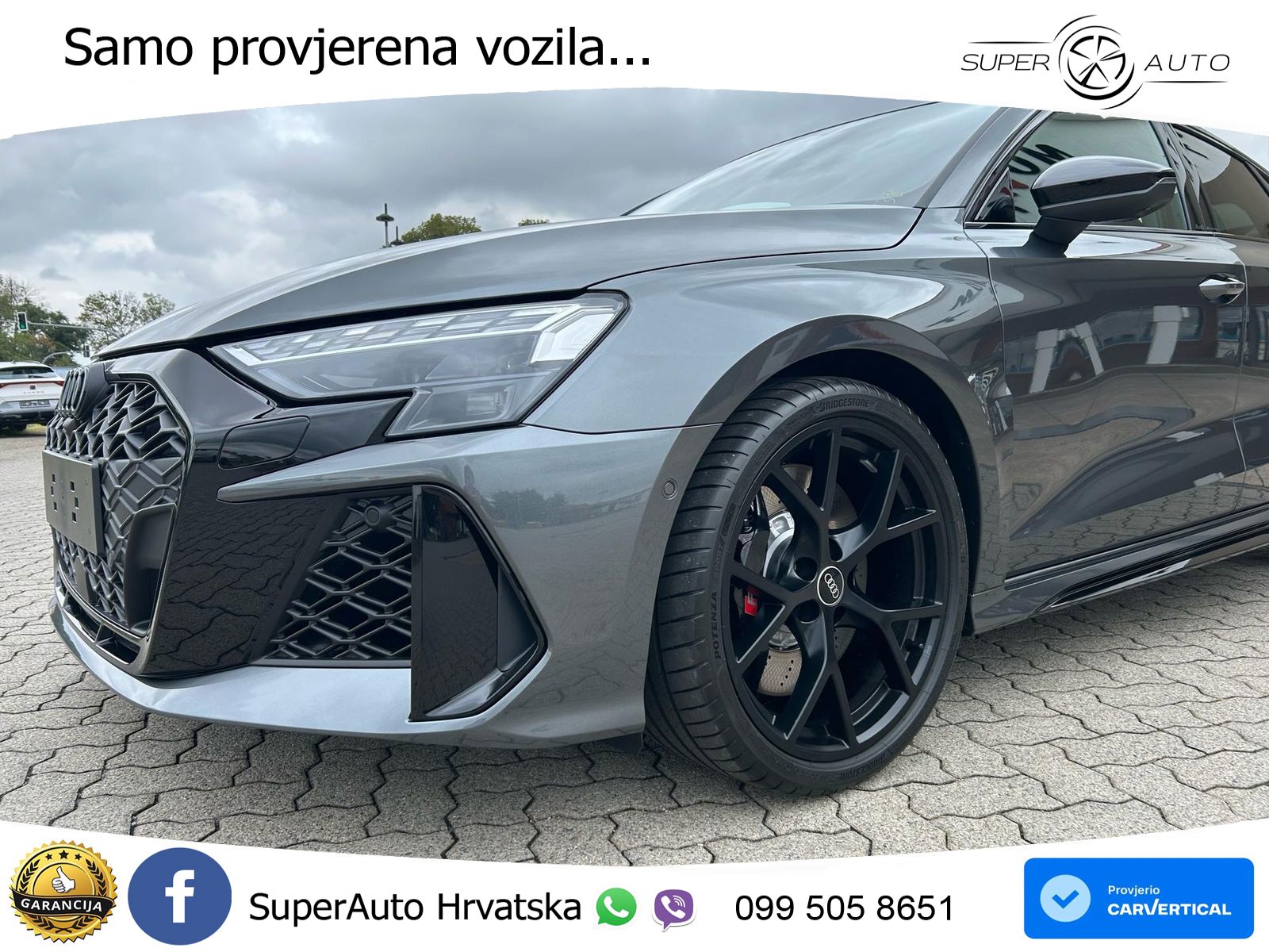 Audi RS3 Sedan 2.5 TFSI (400 KS) quattro S tronic LED+GR SJED+ACC