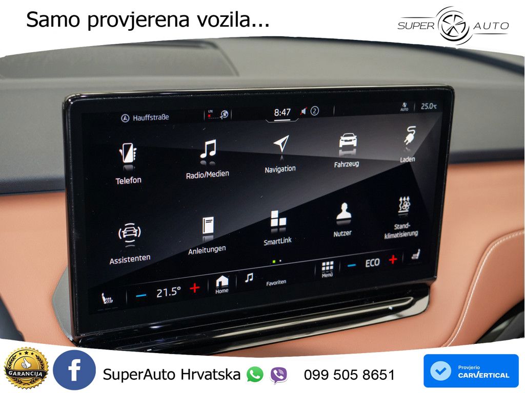 Škoda Enyaq iV 80x 82 kWh (265 KS) AWD LED+GR SJED+ACC