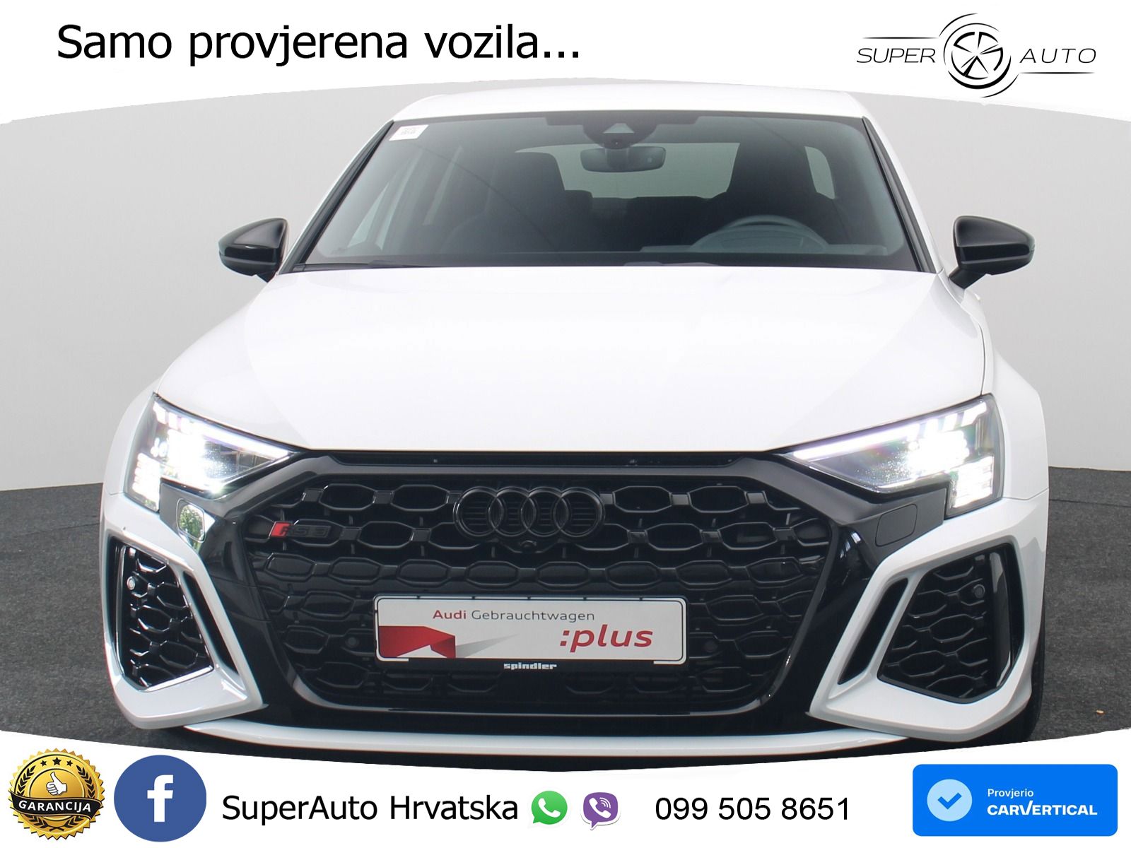 Audi RS3 Sportback 2.5 TFSI (400 KS) quattro S tronic LED+GR SJED+ACC