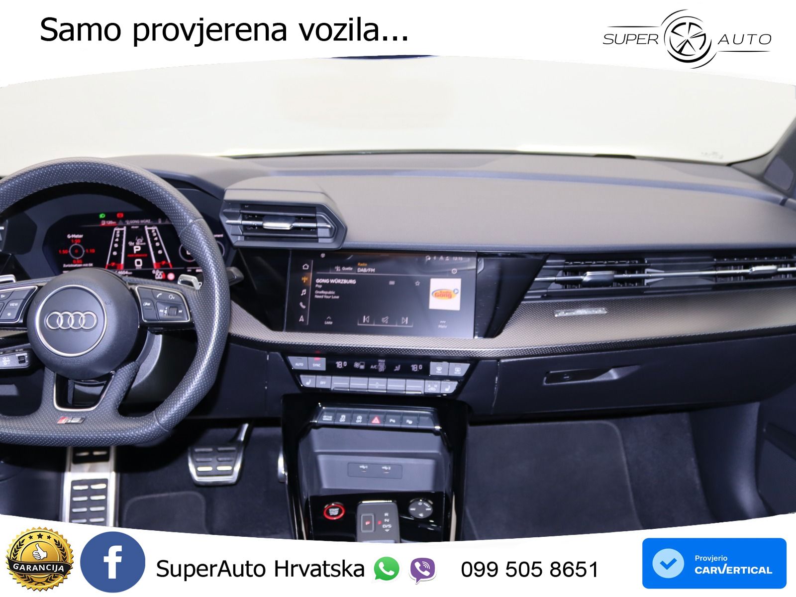 Audi RS3 Sportback 2.5 TFSI (400 KS) quattro S tronic LED+GR SJED+ACC