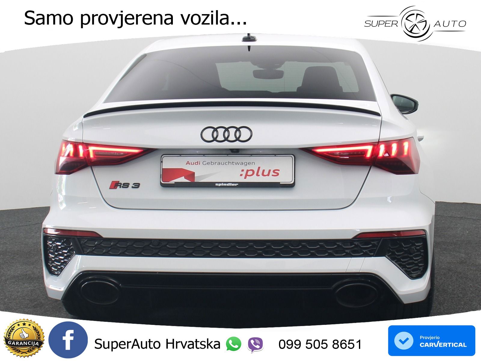 Audi RS3 Sportback 2.5 TFSI (400 KS) quattro S tronic LED+GR SJED+ACC