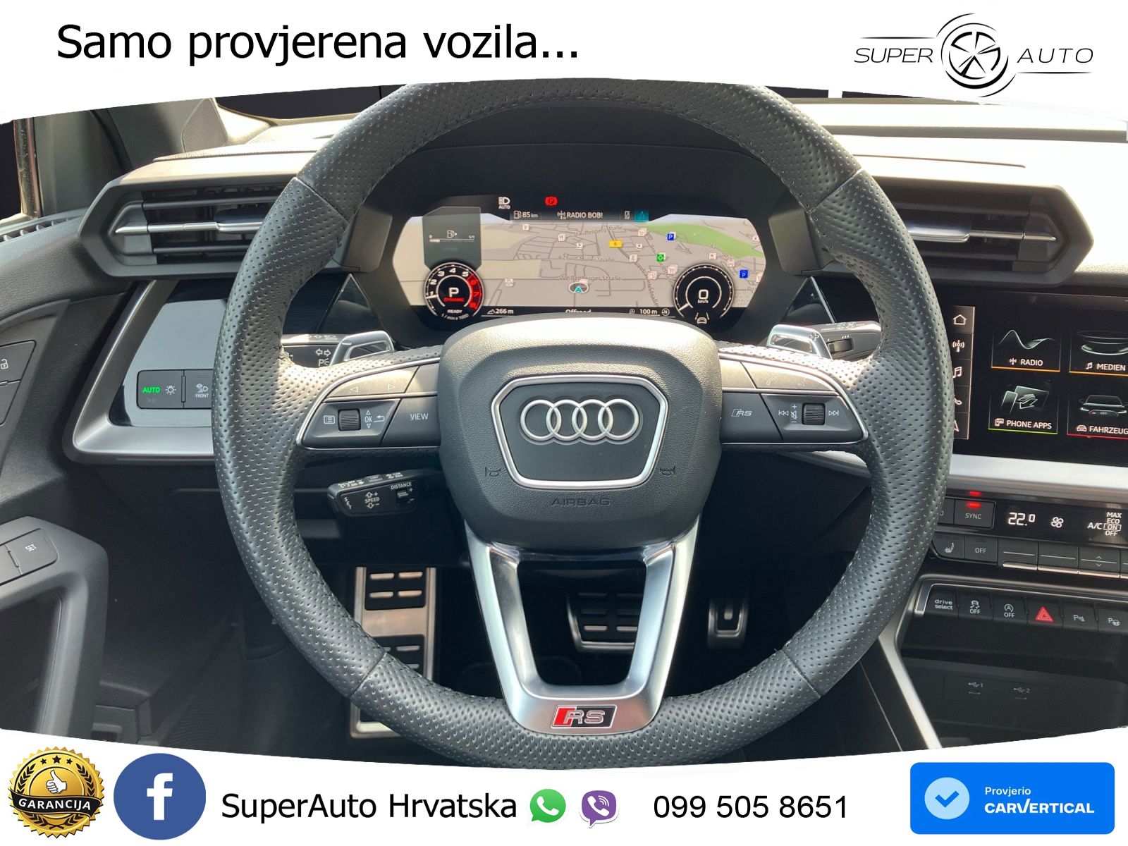 Audi RS3 Sportback 2.5 TFSI (400 KS) quattro S tronic LED+GR SJED+ACC