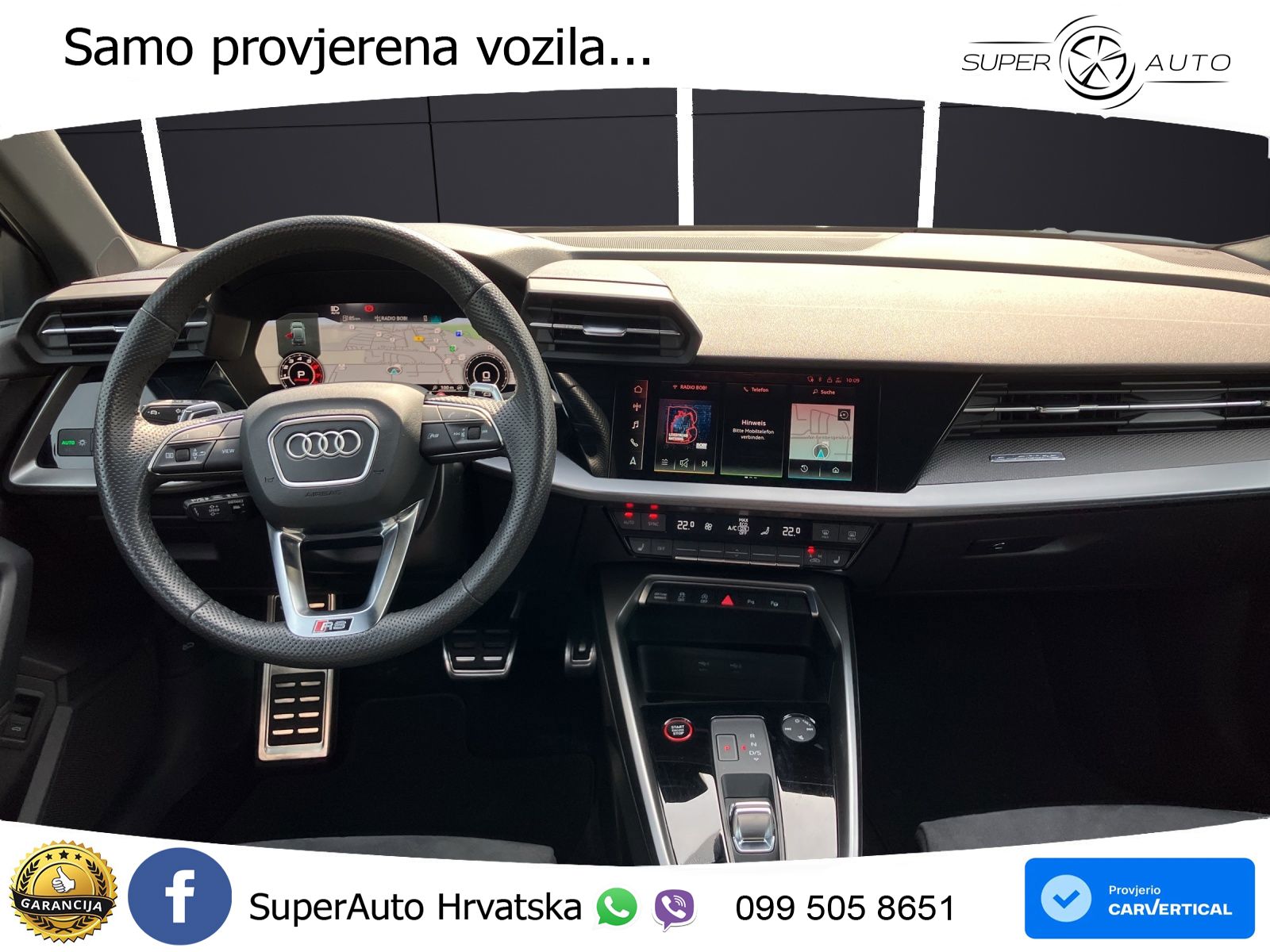 Audi RS3 Sportback 2.5 TFSI (400 KS) quattro S tronic LED+GR SJED+ACC