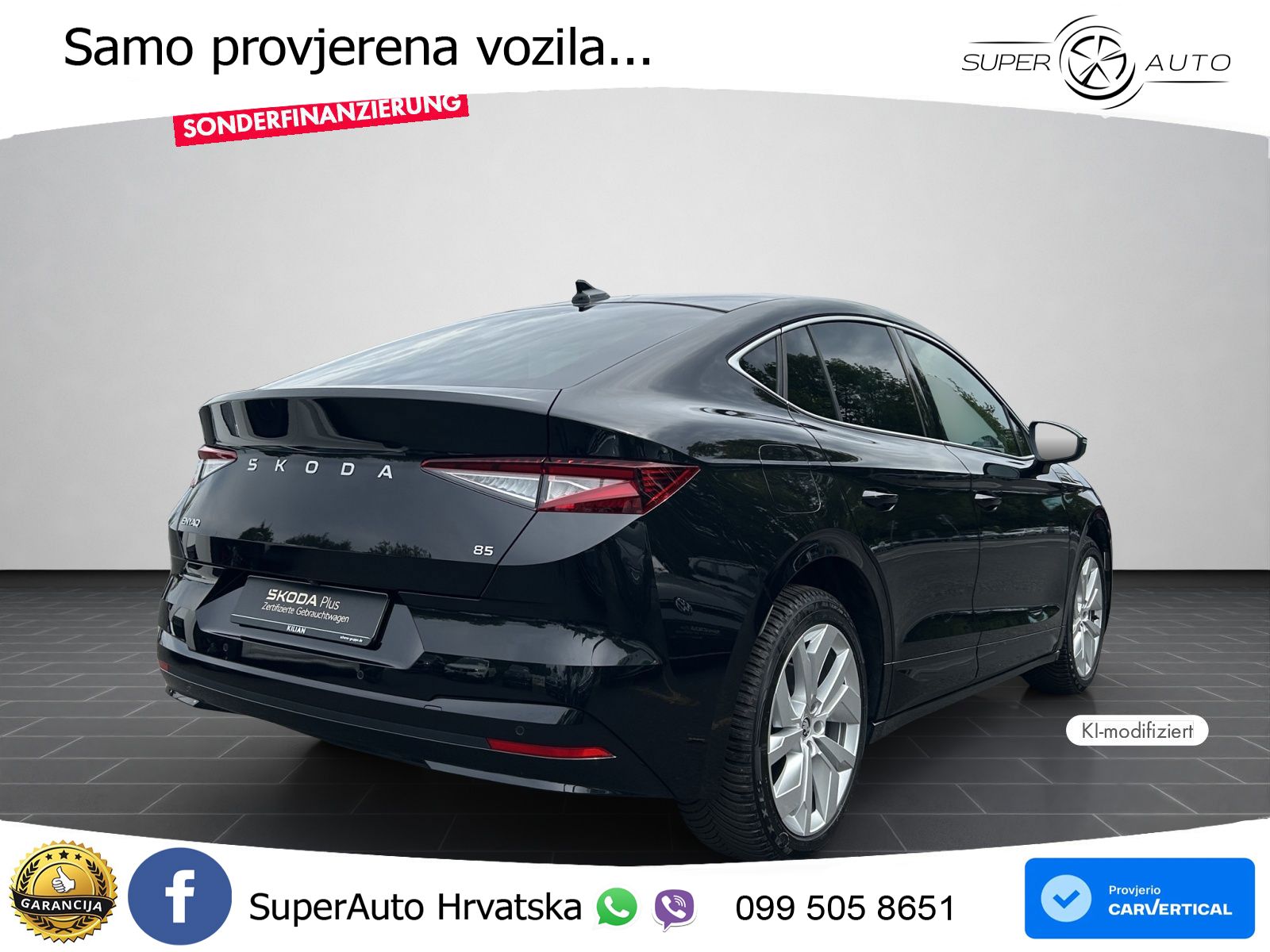 Škoda Enyaq Coupe iV 85 82 kWh (286 KS) LED+GR SJED+ACC