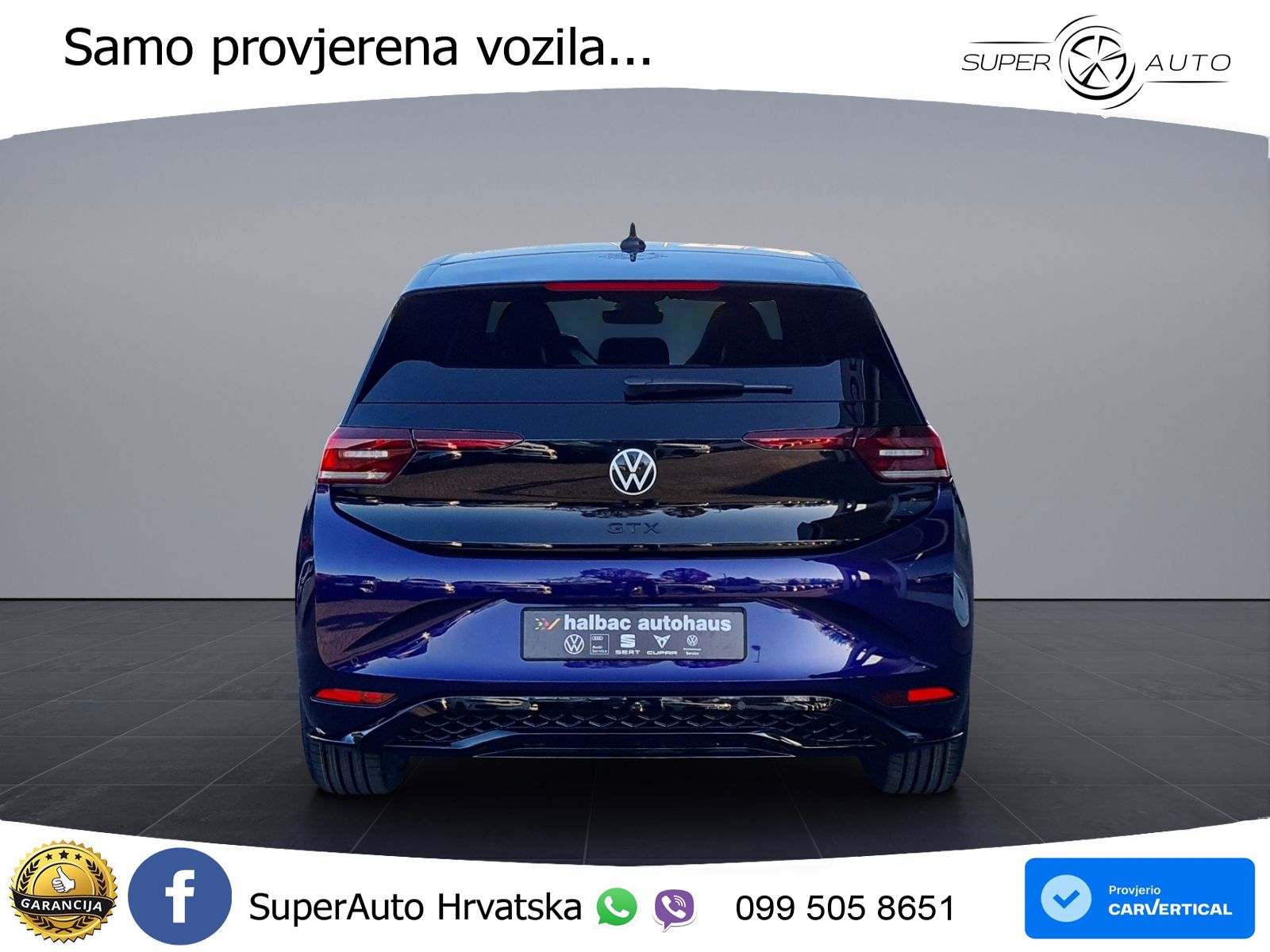 Volkswagen ID.3 GTX Performance 84 kWh (326 KS) LED+GR SJED+ACC