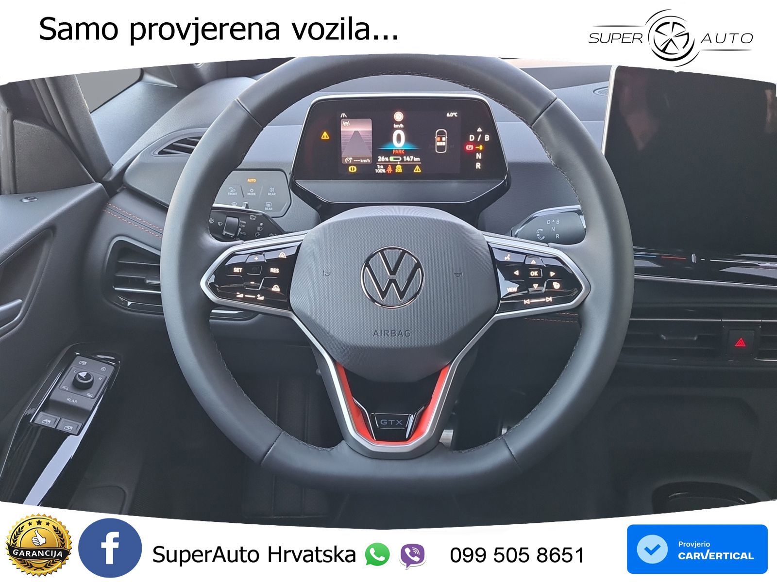 Volkswagen ID.3 GTX Performance 84 kWh (326 KS) LED+GR SJED+ACC