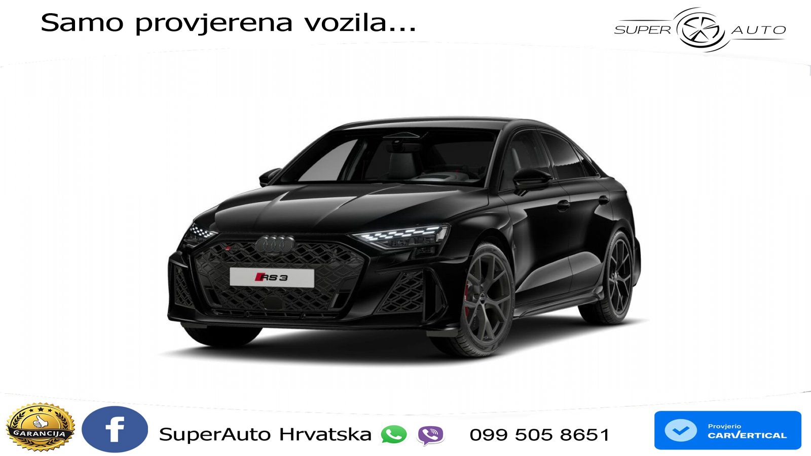 Audi RS3 Sedan 2.5 TFSI (400 KS) quattro S tronic