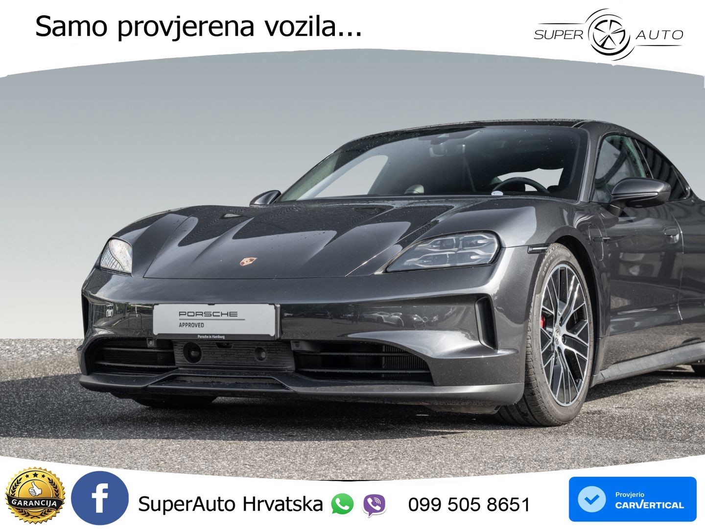 Porsche Taycan 4S 105 kWh (598 KS)