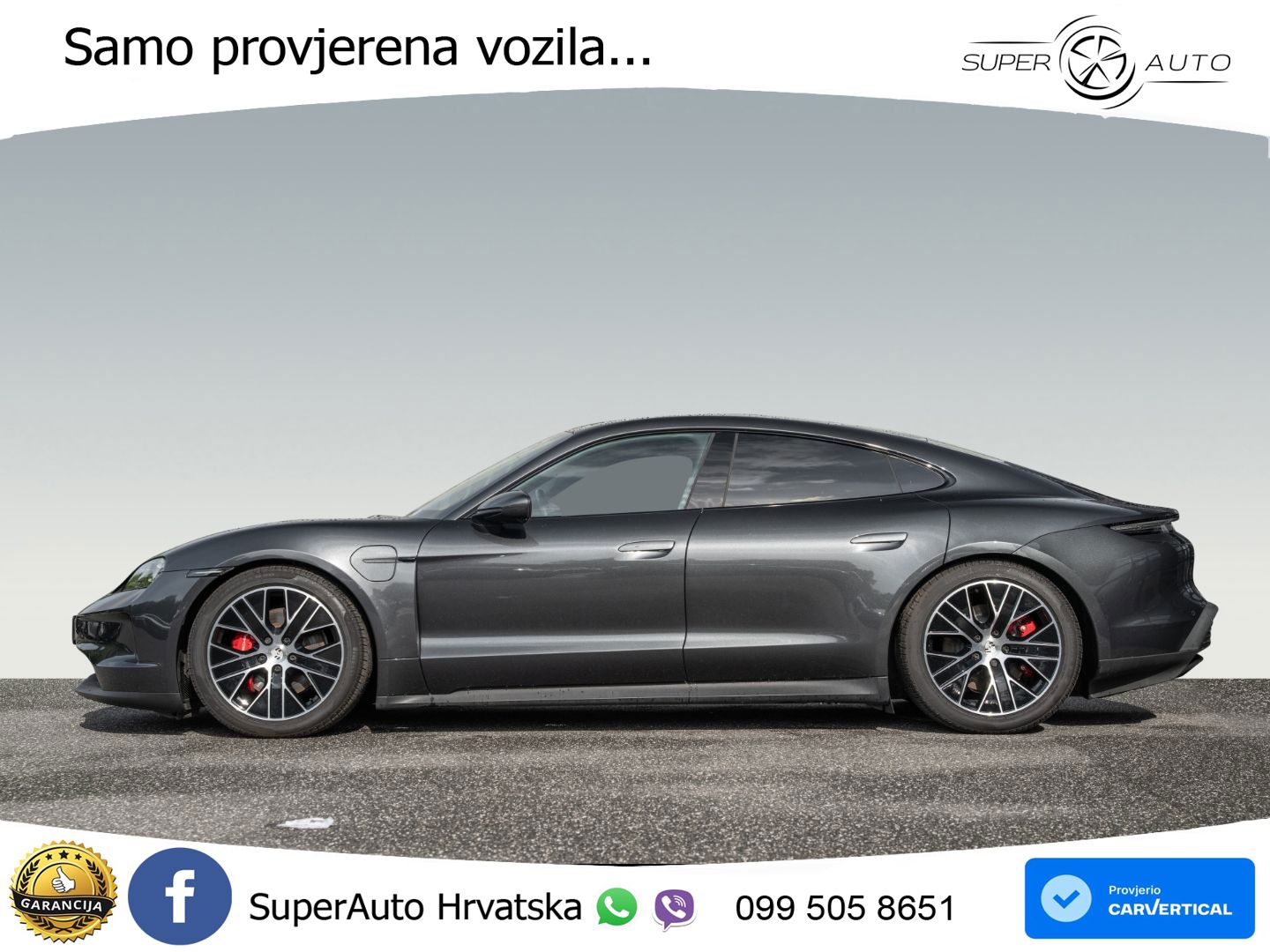 Porsche Taycan 4S 105 kWh (598 KS)