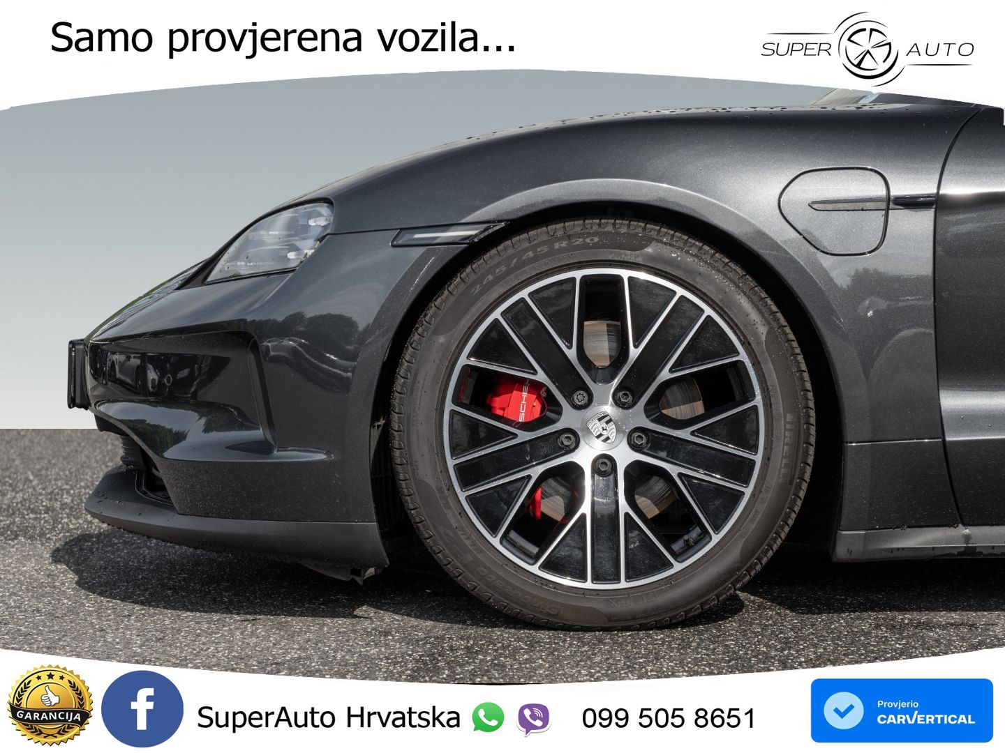Porsche Taycan 4S 105 kWh (598 KS)