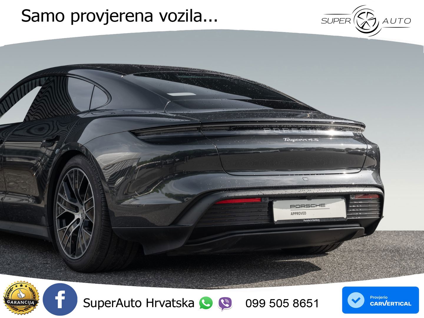 Porsche Taycan 4S 105 kWh (598 KS)