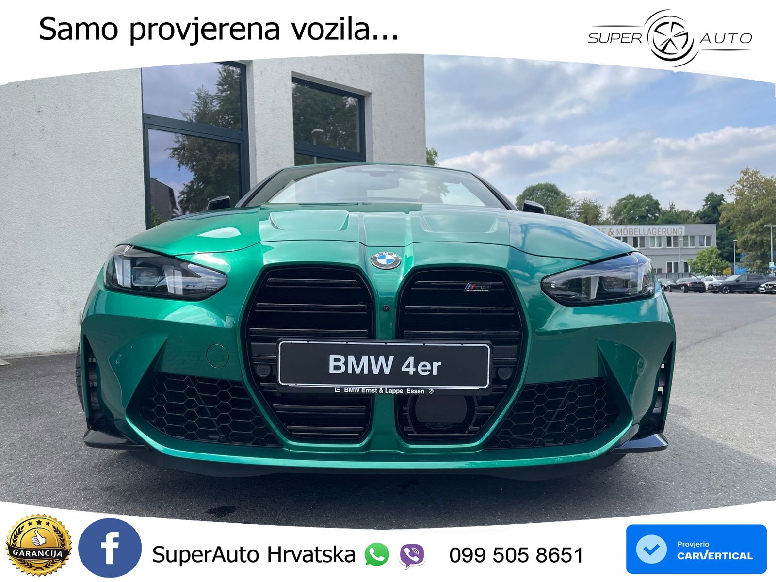 BMW M4 Convertible Competition 3.0 (530 KS) xDrive Steptronic LED+GR SJED+ACC
