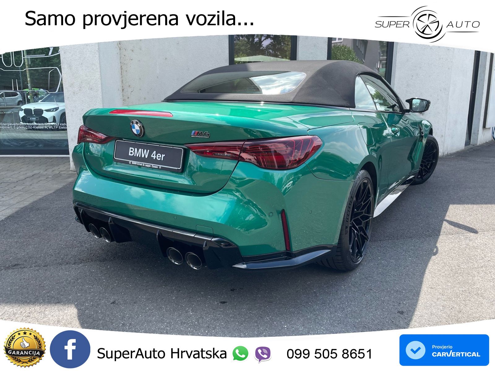 BMW M4 Convertible Competition 3.0 (530 KS) xDrive Steptronic LED+GR SJED+ACC