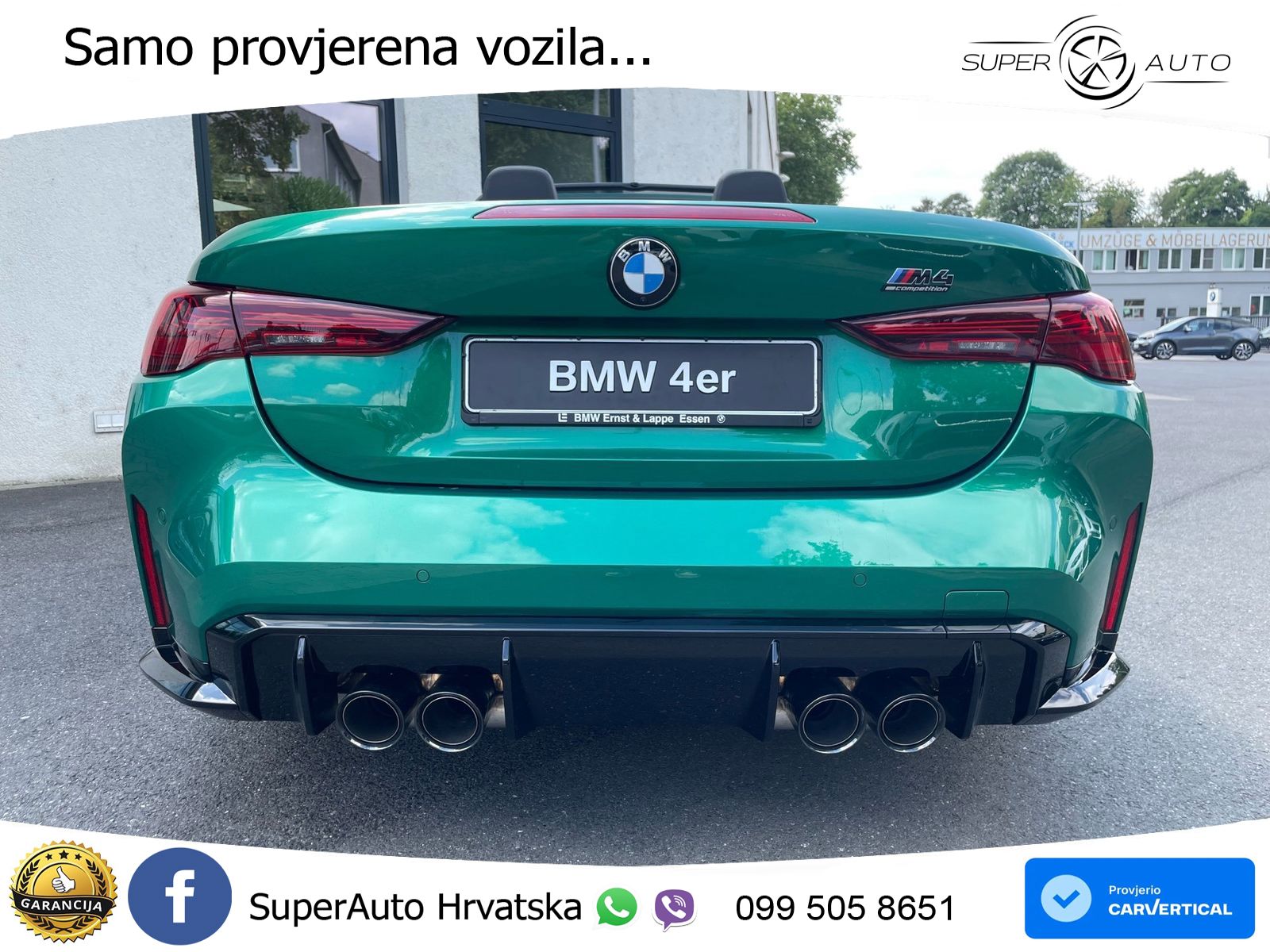 BMW M4 Convertible Competition 3.0 (530 KS) xDrive Steptronic LED+GR SJED+ACC
