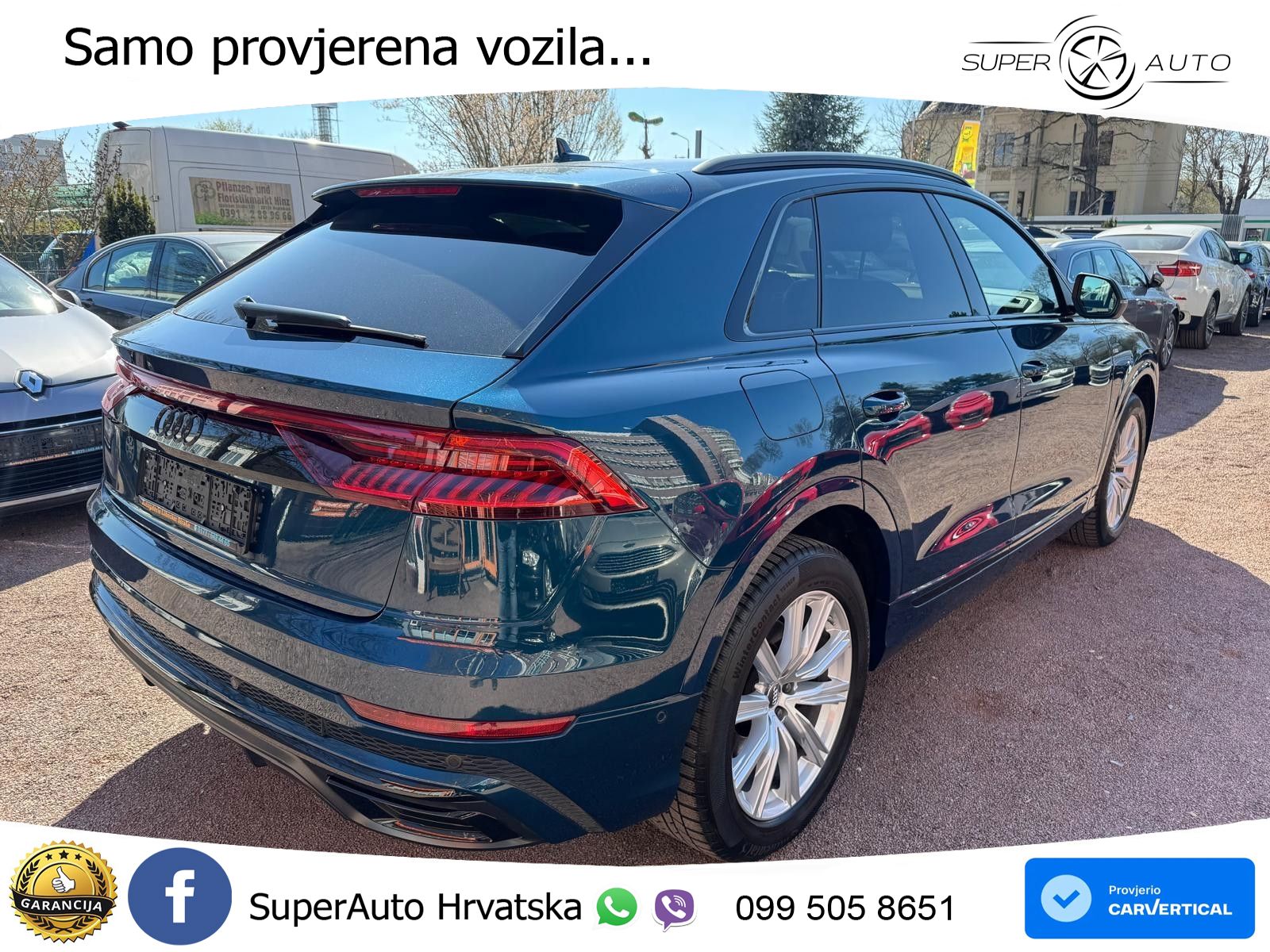 Audi Q8 50 TDI V6 (286 KS) quattro Tiptronic S line LED+GR SJED+ACC