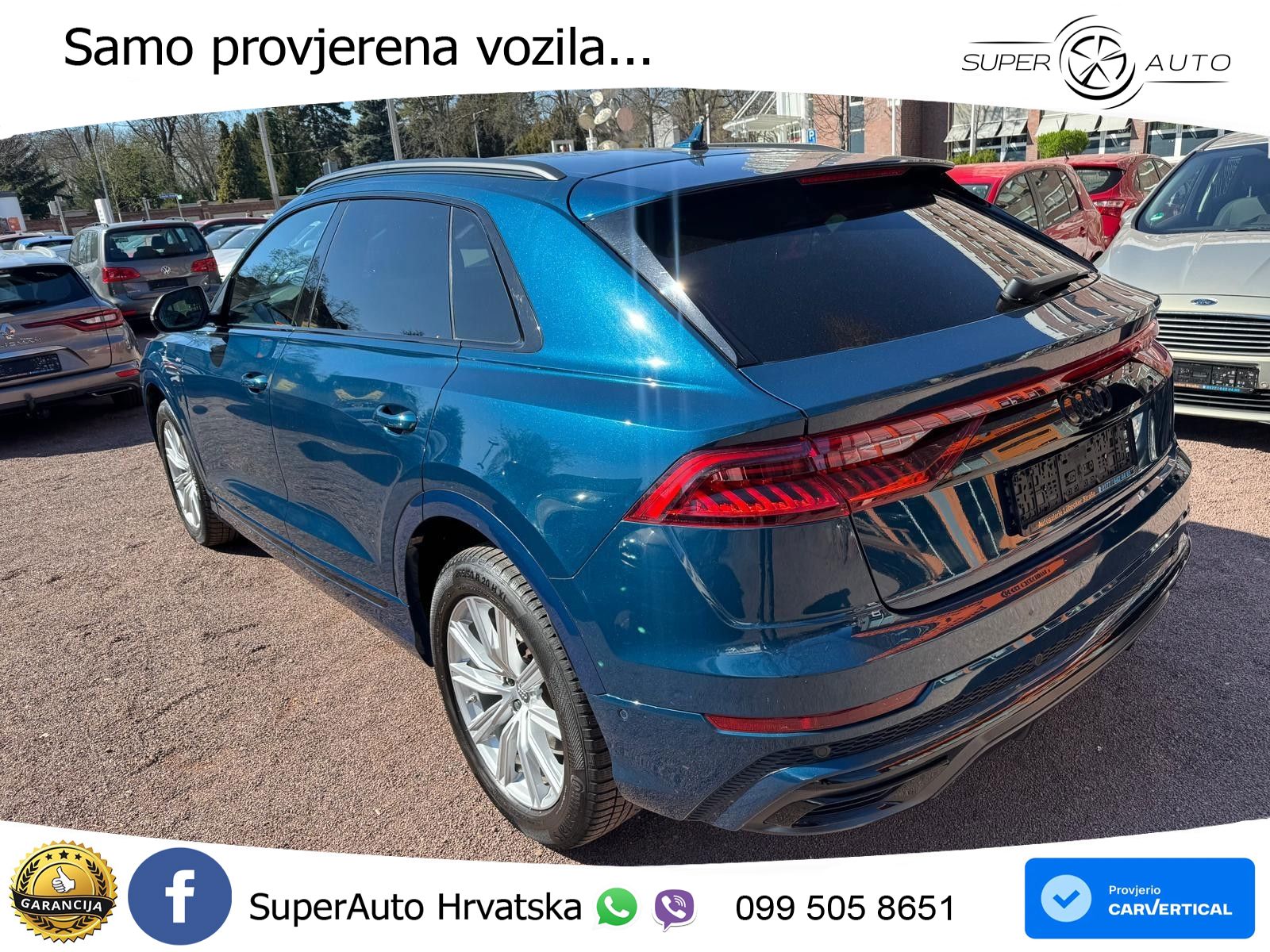 Audi Q8 50 TDI V6 (286 KS) quattro Tiptronic S line LED+GR SJED+ACC