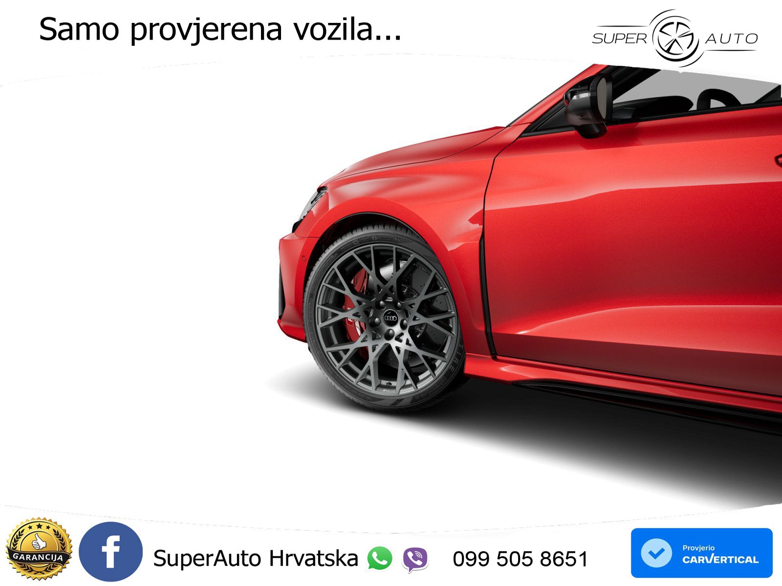 Audi RS3 Sedan 2.5 TFSI (400 KS) quattro S tronic LED+GR SJED+ACC