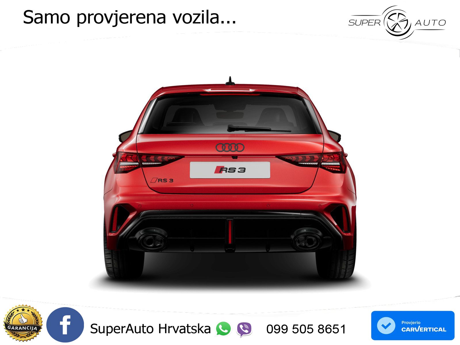 Audi RS3 Sedan 2.5 TFSI (400 KS) quattro S tronic LED+GR SJED+ACC
