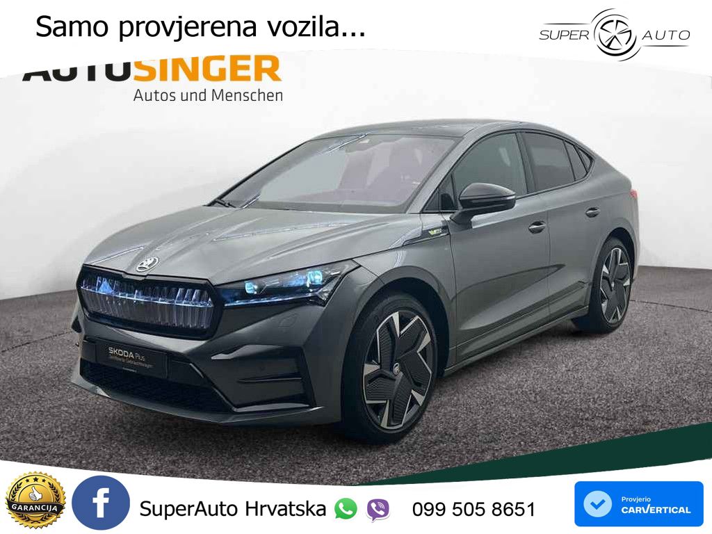 Škoda Enyaq Coupe iV RS 82 kWh (299 KS) AWD LED+GR SJED+ACC