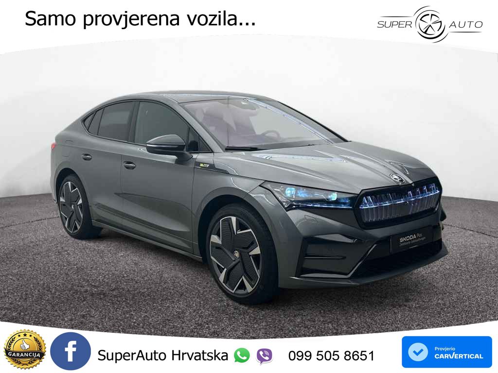 Škoda Enyaq Coupe iV RS 82 kWh (299 KS) AWD LED+GR SJED+ACC