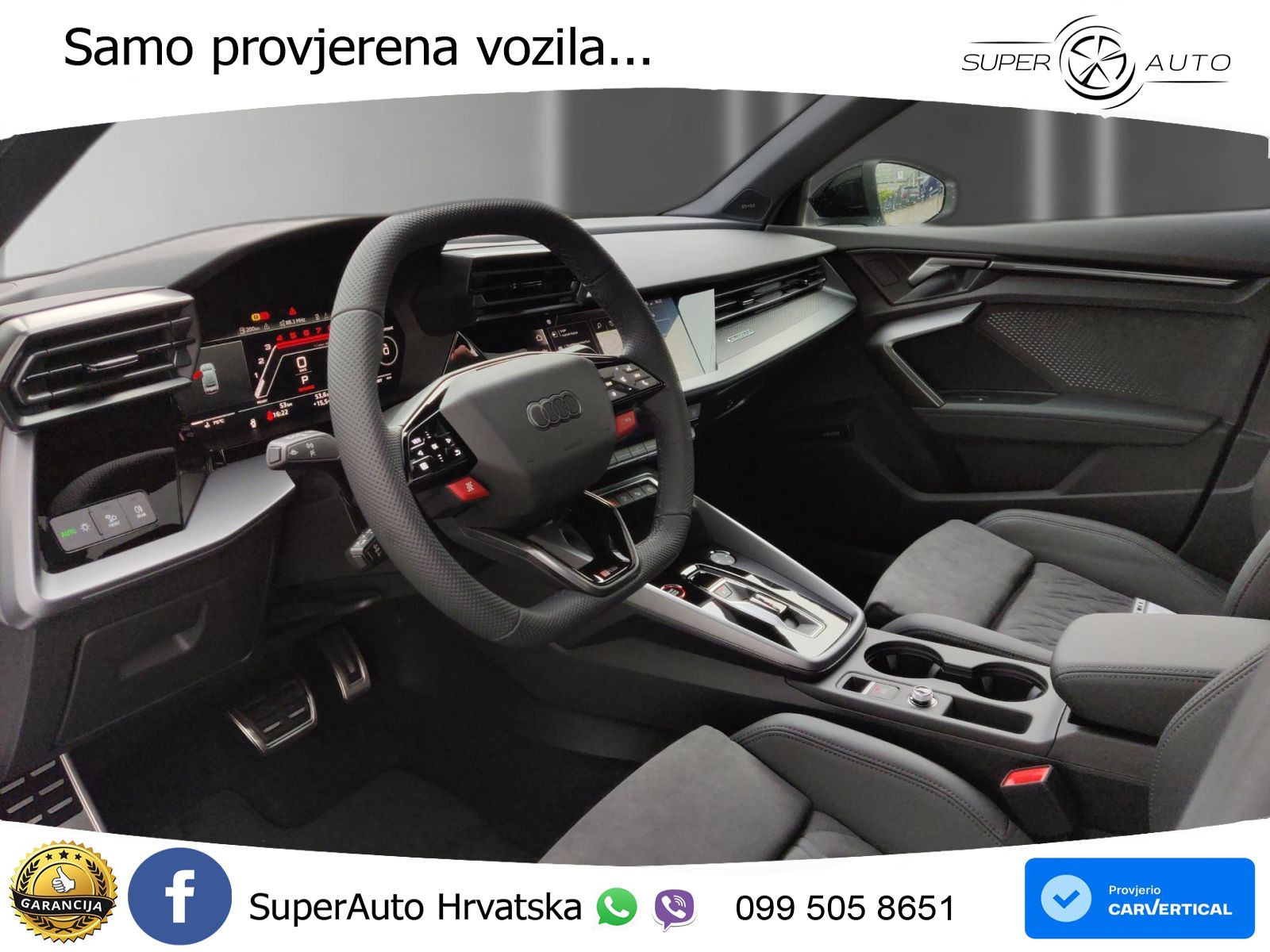 Audi RS3 Sedan 2.5 TFSI (400 KS) quattro S tronic LED+GR SJED+ACC