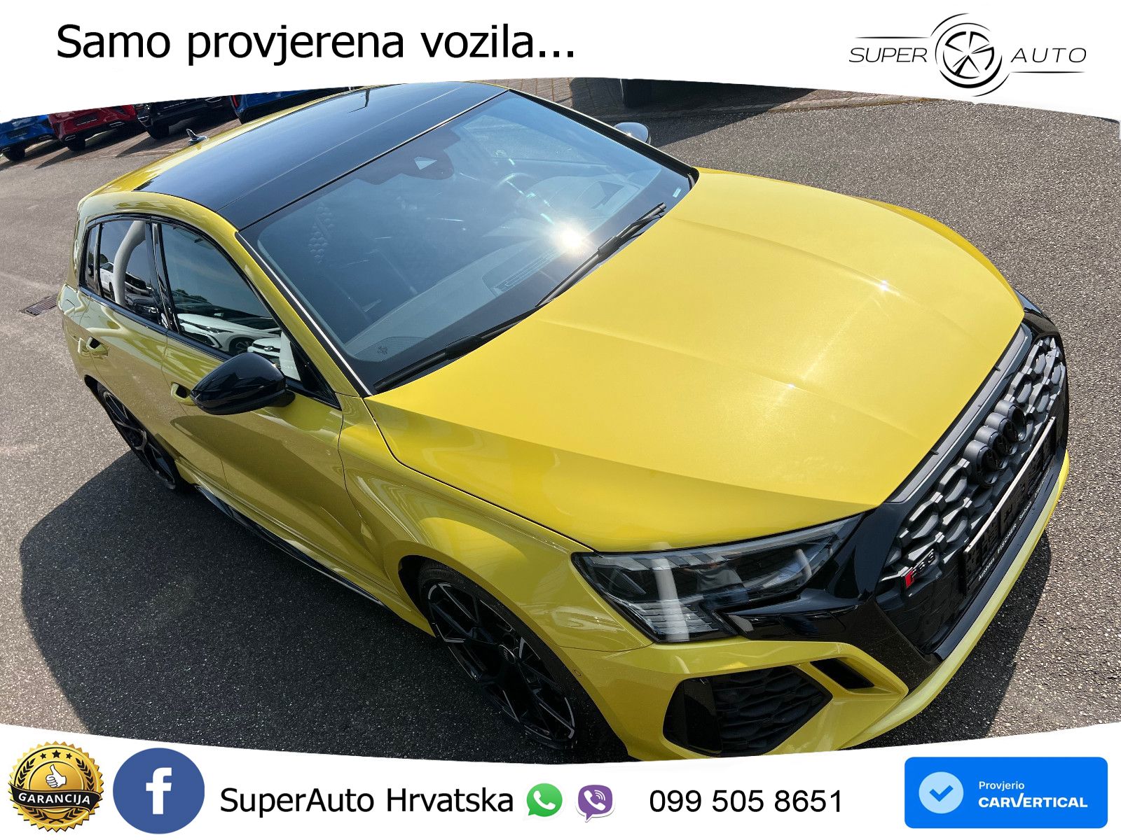Audi RS3 Sedan 2.5 TFSI (400 KS) quattro S tronic LED+GR SJED+ACC