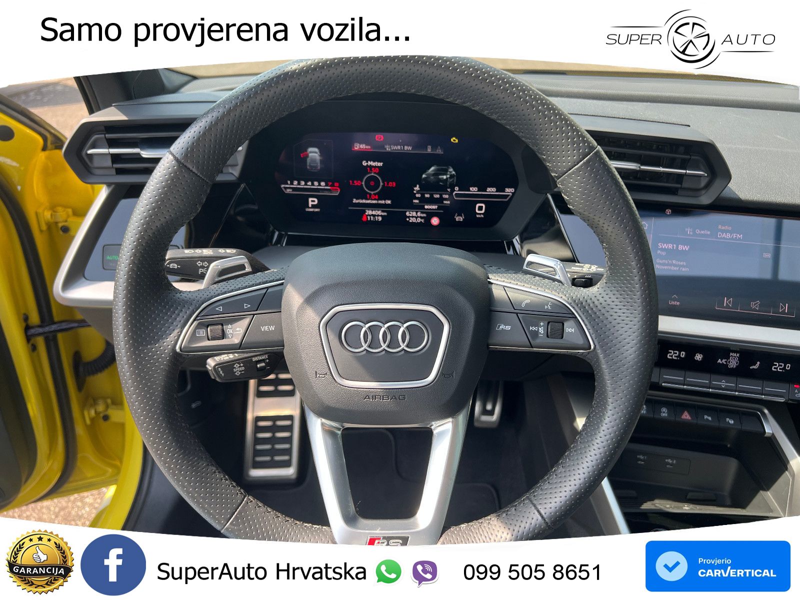 Audi RS3 Sedan 2.5 TFSI (400 KS) quattro S tronic LED+GR SJED+ACC