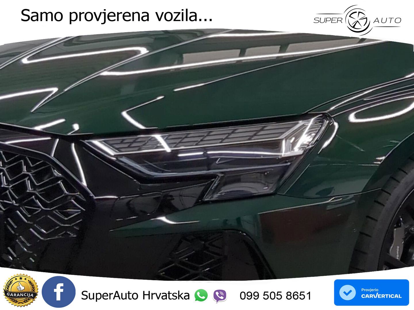 Audi RS3 Sedan 2.5 TFSI (400 KS) quattro S tronic LED+GR SJED+ACC