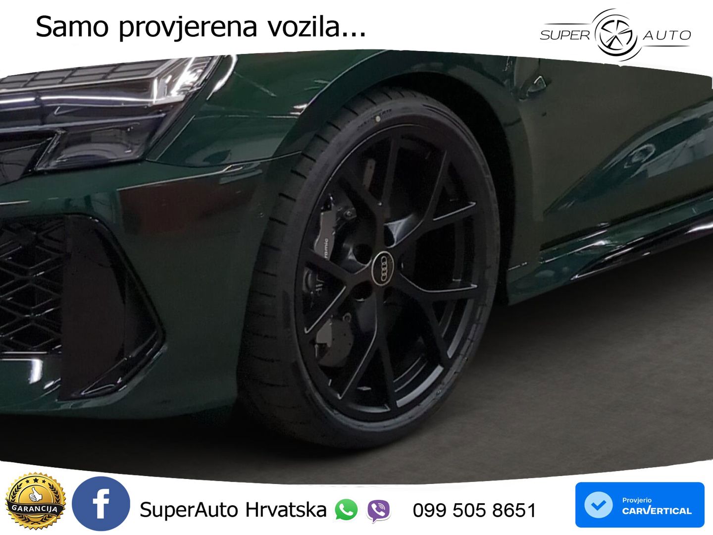 Audi RS3 Sedan 2.5 TFSI (400 KS) quattro S tronic LED+GR SJED+ACC