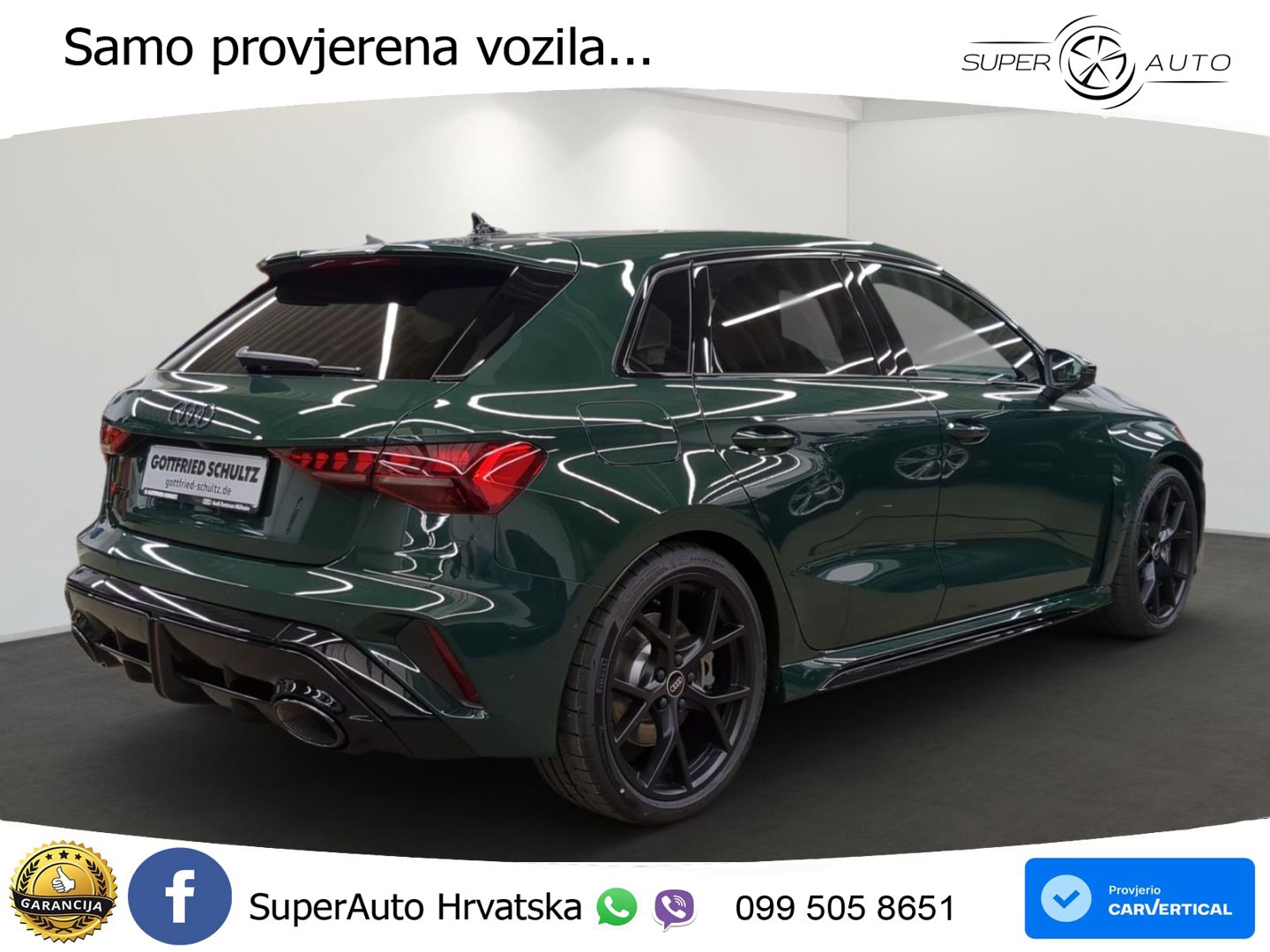 Audi RS3 Sedan 2.5 TFSI (400 KS) quattro S tronic LED+GR SJED+ACC